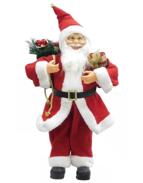 Διακοσμητικός Άγιος Βασίλης με Κόκκινα Ρούχα 70cm 89012-C - 234716