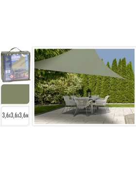 Ambiance Shade Τριγωνικό 360x360x360cm 805912 Olive Green - UPF 50+ 