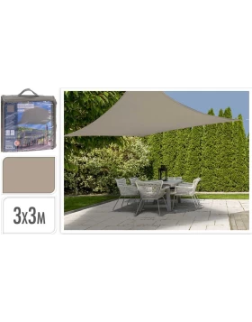 Ambiance Shade Τετράγωνο 300x300cm 805967 Sand Color - UPF 50+ 