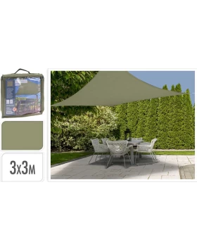 Ambiance Shade Τετράγωνο 300x300cm 805974 Olive Green - UPF 50+ 