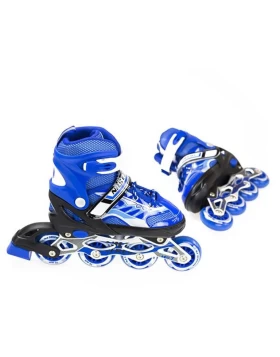 Αυξομειούμενα Πατίνια Roller NJ 1828 A INLINE SKATES NILS EXTREME ΜΠΛΕ-SMALL (31-34)