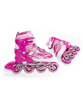 Αυξομειούμενα Πατίνια Roller NJ 1828 A INLINE SKATES NILS EXTREME ΡΟΖ-LARGE (39-42)