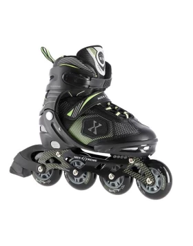 Αυξομειούμενα Πατίνια Roller NA 9080 Μαύρο/Πράσινο IN-LINE SKATES NILS EXTREME Small(31-34)