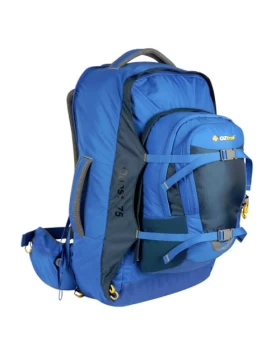 ΤΣΑΝΤΑ ΣΑΚΙΔΙΟ ΤΑΞΙΔΙΟΥ OZTRAIL QUEST 75L+10lt BLUE