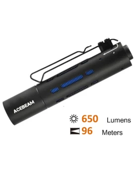 Φακός Acebeam RIDER RX 7075-ALU. + Battery