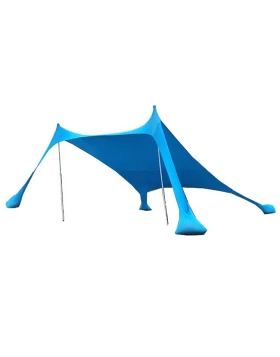 Ελαστική Τέντα Παραλίας New Camp Lycra Shelter Aegean Blue 3x2.5