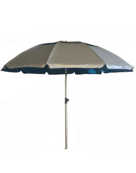 Ομπρέλα Θαλάσσης 38397 με Αεραγωγό 2.2m - UV50 Silver/Blue