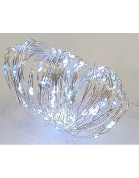 100 Micro Led S/Clear 10m Φωτάκια Μπαταρίας Σταθερά 238064