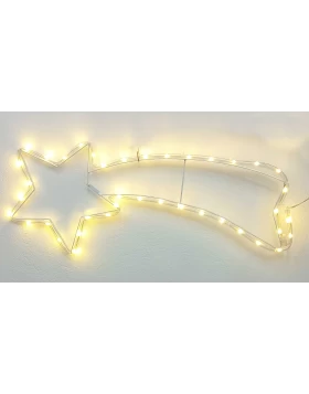 Φωτοσωλήνας Κομήτης LED SMD - Warm White 65cm με Πρόγραμμα 238074 - IP44