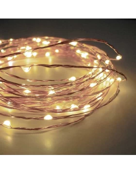 20 Micro Led Gold/Extra Warm White 014380 Σταθερά Λαμπάκια Μπαταρίας