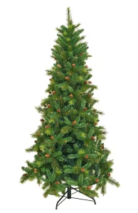 Χριστουγεννιάτικο Δέντρο Pacific με Κουκουνάρια Plastic & PVC 210cm 98483-2