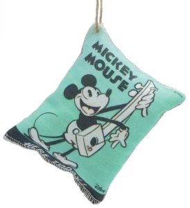 Χριστουγεννιάτικο Στολίδι Μαξιλαράκι Mickey 10cm 50429b