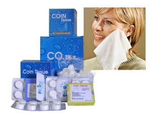 Coin Tissue Set 8 pcs 24901 - Πετσέτες μίας χρήσεως