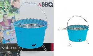 BBQ Barbecue Φορητή Ψησταριά 032317b - Blue