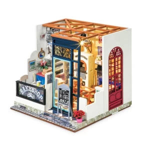 ROBOTIME DIY Nancy’s Bake Shop DG143 Happy Corner DIY Miniature House