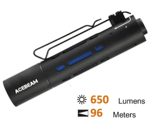 Φακός Acebeam RIDER RX 7075-ALU. + Battery