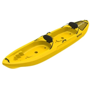 Adult Kayak Yellow SEAFLO Καγιάκ από Πολυαιθυλένιο HDPE δύο ατόμων, Μήκος: 3.60m, Αντοχή: 250kg, SF-2003 /Yellow