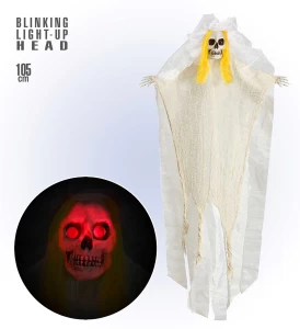 Halloween Διακοσμητικό Skeleton Bride με Φώς 105cm 10040