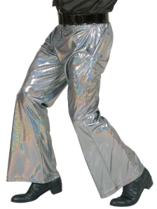 Αποκριάτικο Παντελόνι 70s Disco Style Holographic 8760 - 318859