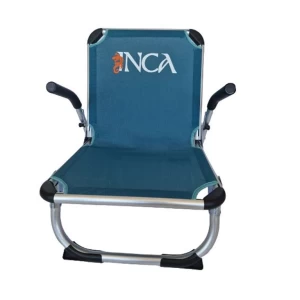 Καρέκλα Παραλίας Αλουμινίου INCA Textilene 2x1 Μπλε KING SIZE 58x63x62cm