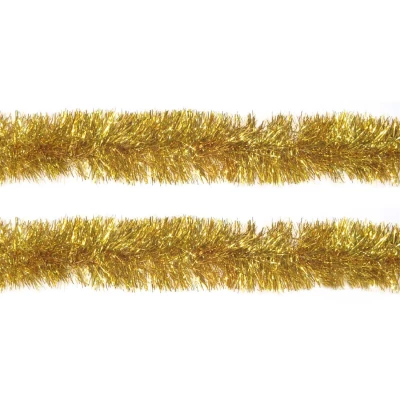 Χριστουγεννιάτικη Γιρλάντα Ουρά Χρυσή Deluxe 2.0m x11cm 231537