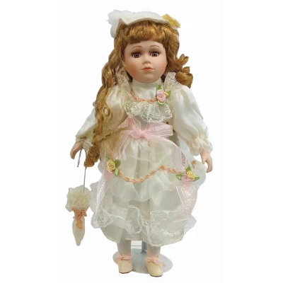 Διακοσμητική Κούκλα Πορσελάνης 41cm 602144