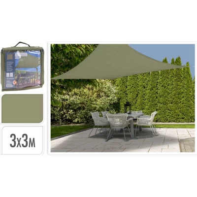 Ambiance Shade Τετράγωνο 300x300cm 805974 Olive Green - UPF 50+ 