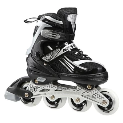 Αυξομειούμενα Πατίνια Roller NA 1123 Μαύρο IN-LINE SKATES NILS EXTREME Large (39-42)