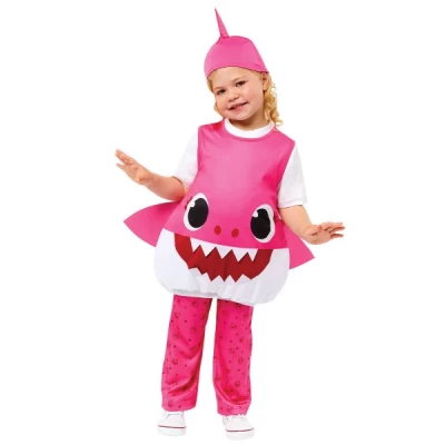 Αποκριάτικη Στολή Baby Shark Pink Mummy 2 Ετών